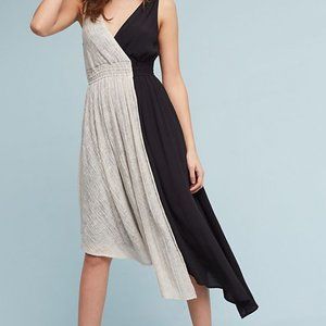 Maeve Elisabel Asymmetrical Midi Dress XL